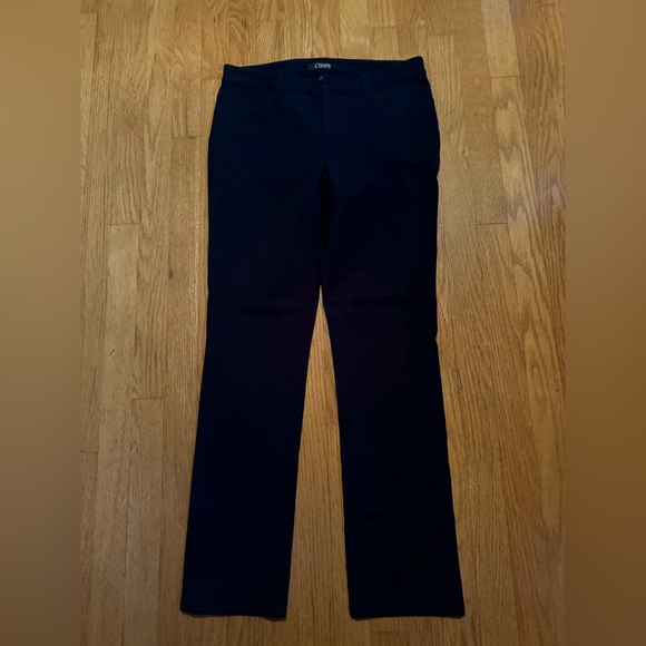 BRAND NEW! Ladies Navy Blue CHAPS Denim Jeans - Size 6P - Picture 1 of 8